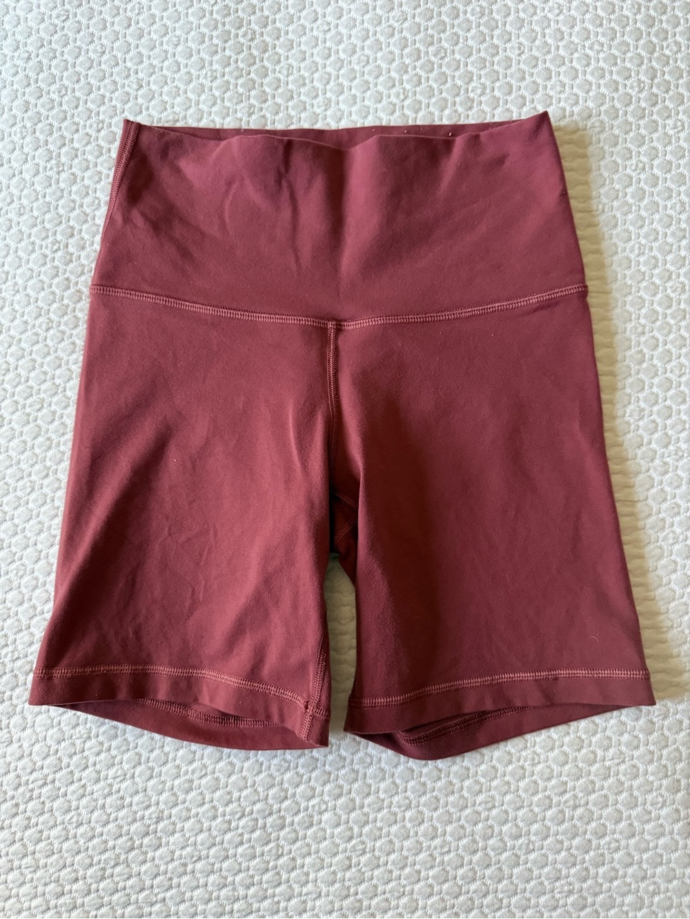 TNA High-Waist Bike Shorts in Blush Pink